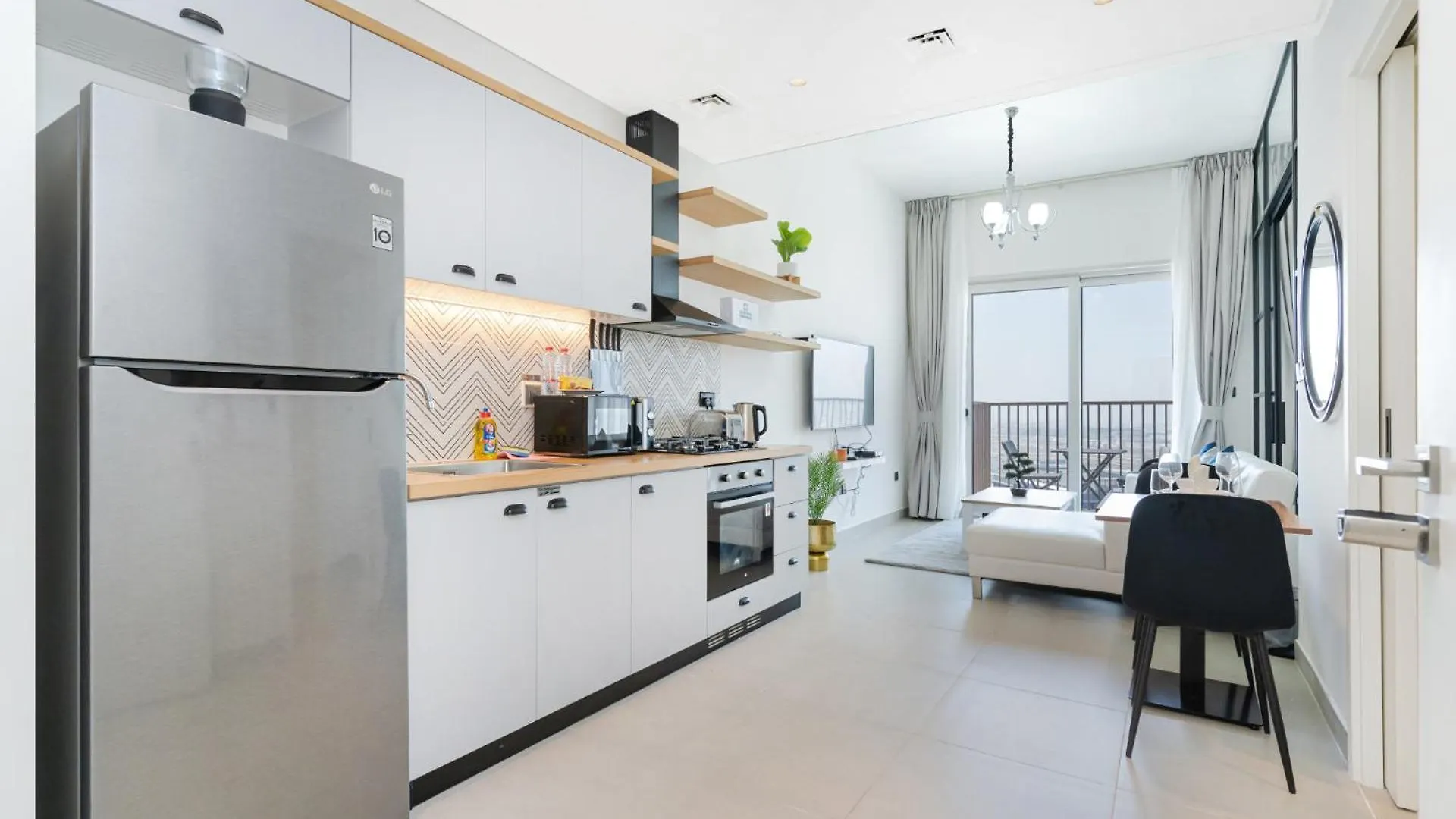 아파트 Chic Apt I Great Amenities I Modern Living 두바이 아랍에미리트